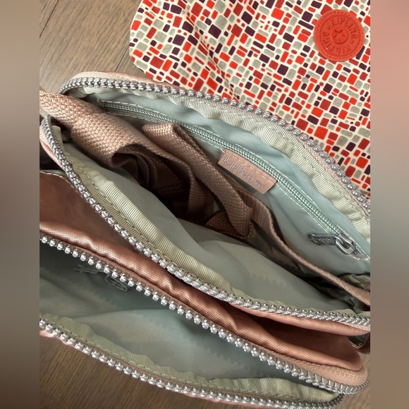Kipling Mosaic Red and Metallic Pink Bag Set main image 5